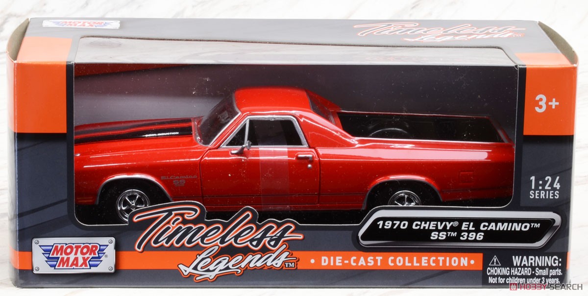 1970 Chevy EL Camino SS (Red) (Diecast Car) Package1