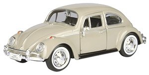 1966 Volkswagen Classic Beetle (Beige) (Diecast Car)
