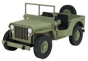 [Miniatuart] Miniatuart Putit : Military Vehicle (Unassembled Kit) (Model Train)