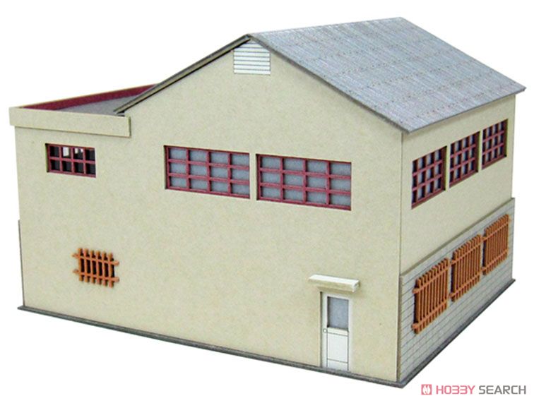 [みにちゅあーと] なつかしのジオラマシリーズ 町工場B (組み立てキット) (鉄道模型) 商品画像2