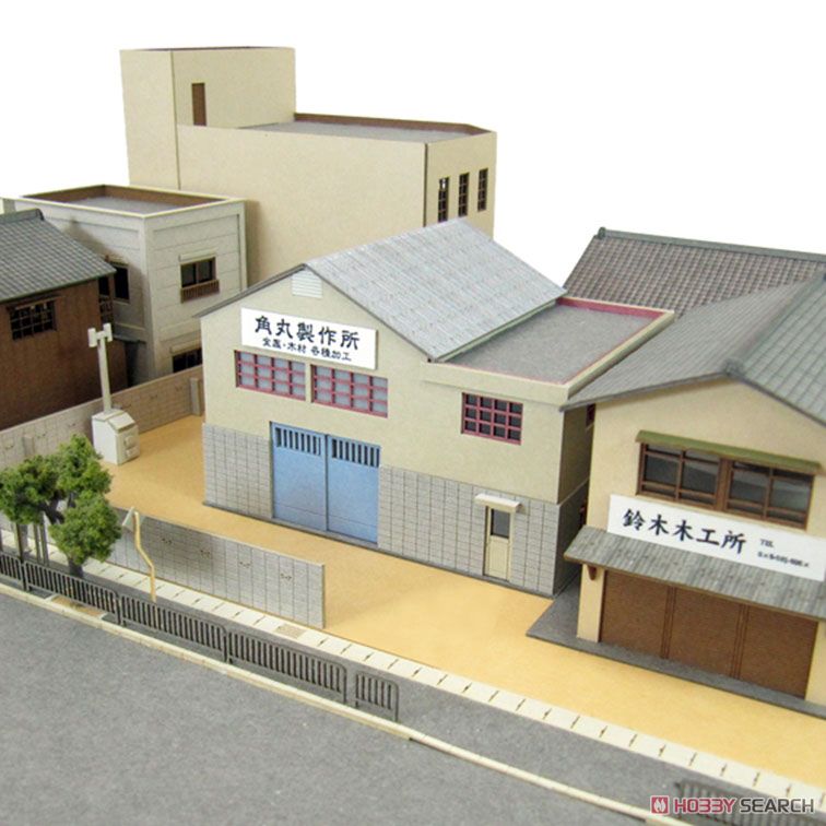 [みにちゅあーと] なつかしのジオラマシリーズ 町工場B (組み立てキット) (鉄道模型) その他の画像1