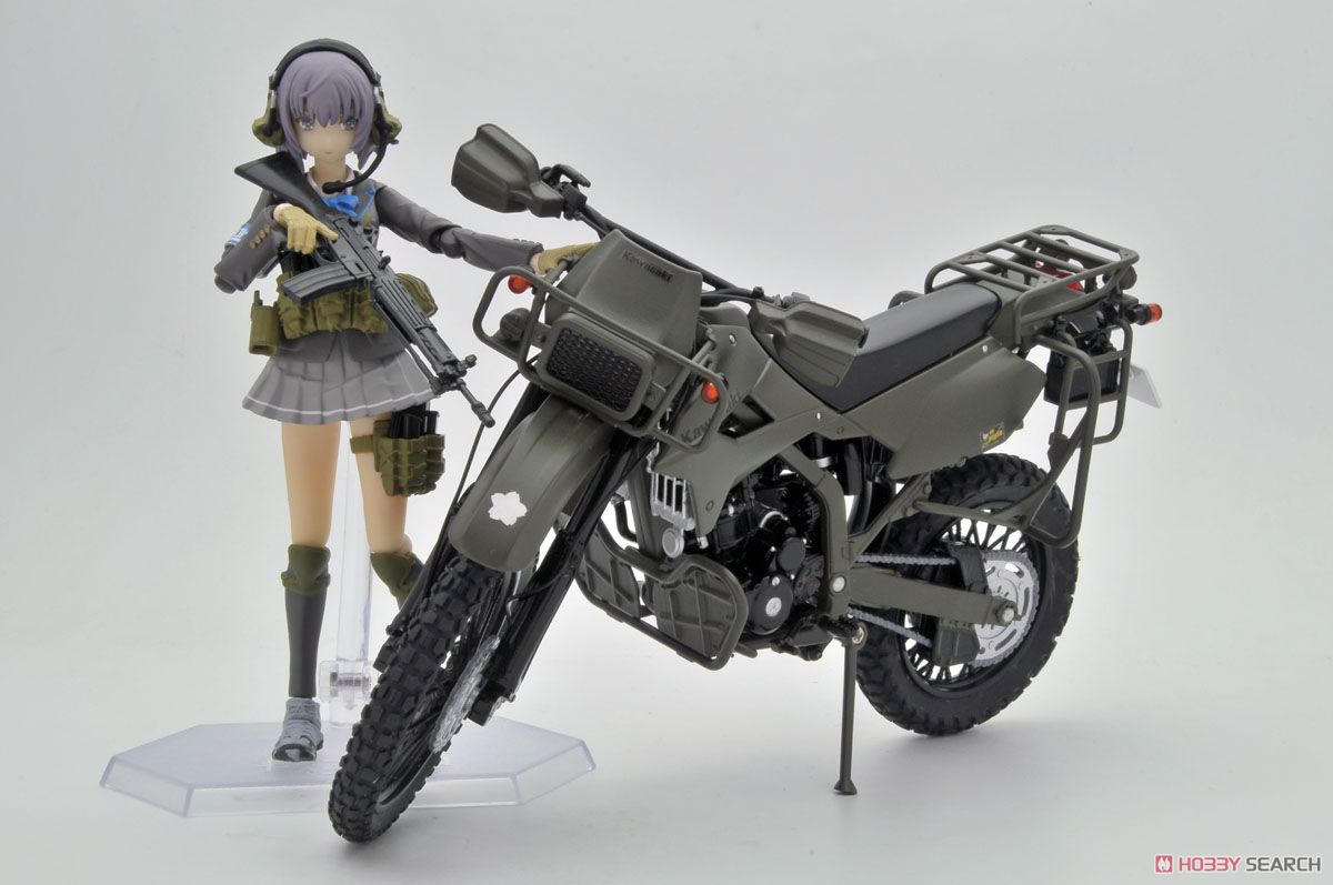 1/12 Little Armory (LM001) 陸上自衛隊偵察用オートバイ カワサキ KLX250 (ミニカー) その他の画像2