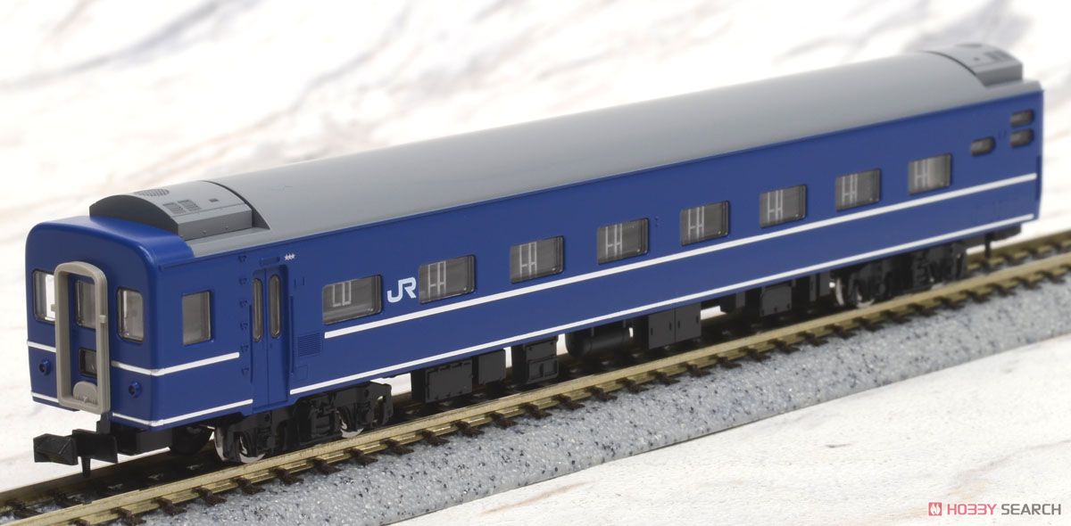 JR客車 オハネフ25-100形 (銀帯・Hゴム黒色) (鉄道模型) 商品画像2