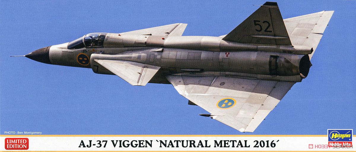 AJ-37 Viggen `Natural Metal 2016` (Plastic model) Package1