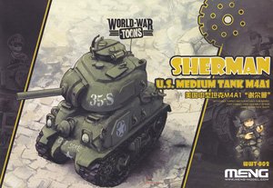 U.S. Medium Tank M4A1 Sherman (Plastic model)