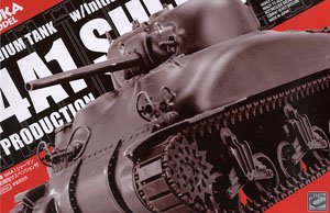 U.S. Medium Tank M4A1 Sherman Mid Production w/Initial `VVSS` Suspension (Plastic model)