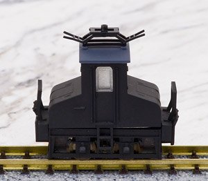 Choshi Electric Railway DEKI3 (90th Anniversary Trolley Pole Version/Color:Black) (W/Motor) (Model Train)