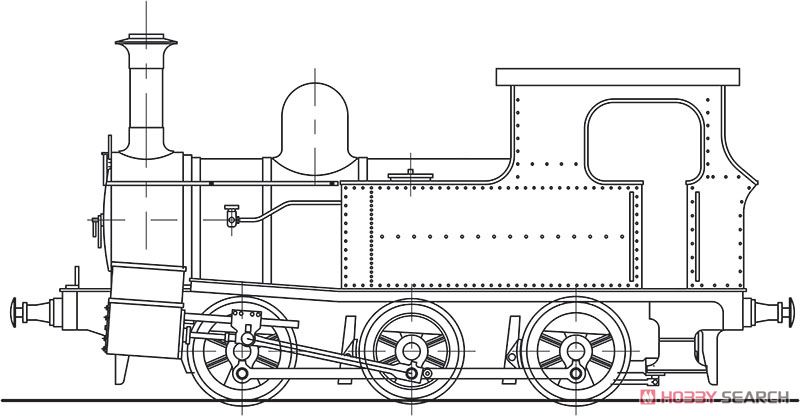 16番(HO) 鉄道院 (日本鉄道) 1040形 蒸気機関車 (組立キット) (鉄道模型) その他の画像1