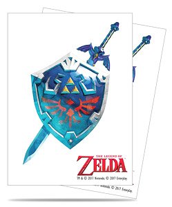 Standard Card Deck Protector The Legend of Zelda/Sword and Shield (#85210) (Card Sleeve)