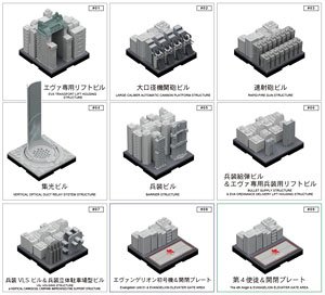 Geocraper Tokyo-III Scenery (Set of 10) (Completed)