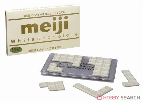 明治ホワイトチョコレートパズル (パズル、ちえのわ) 商品画像1