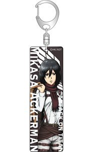 Attack on Titan Season 2 Stick Acrylic Key Ring Mikasa (Anime Toy)