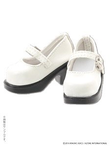 Kinoko Planet [Tic Sole Strap Shoes] White (Fashion Doll)