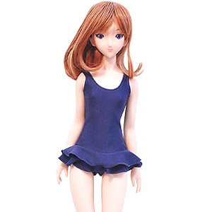 Pied nu Fille / Shion - Navy Swimsuit Ver. (w/Mini Towel) (Body Color / Skin Pink) w/Full Option Set (Fashion Doll)