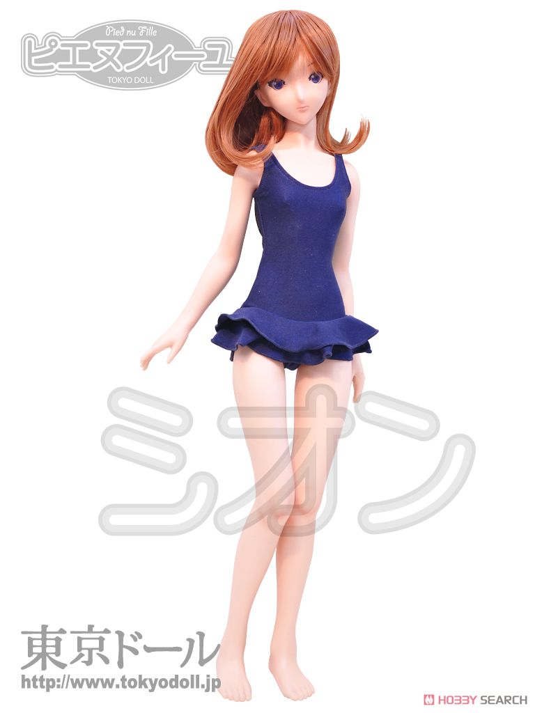 Pied nu Fille / Shion - Navy Swimsuit Ver. (w/Mini Towel) (Body Color / Skin White) w/Full Option Set (Fashion Doll) Item picture2