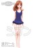 Pied nu Fille / Shion - Navy Swimsuit Ver. (w/Mini Towel) (Body Color / Skin White) w/Full Option Set (Fashion Doll) 商品画像1 Thumbnail