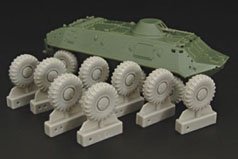 Resin Wheel for BTR-60 (for ACE, ICM, S-Model) (Plastic model)