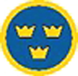 スウェーデン空軍 国籍マーク (黄色縁) 450、500、600、700、950、1300、1800 (mm) (デカール)