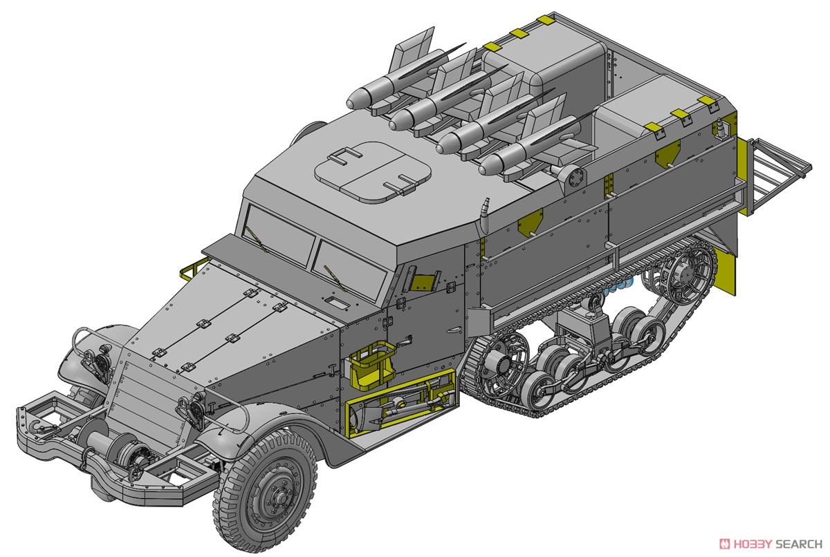 イスラエル国防軍 IDF M3ハーフトラック ノールSS.11 対戦車ミサイルキャリア (プラモデル) その他の画像3