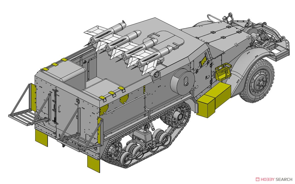 イスラエル国防軍 IDF M3ハーフトラック ノールSS.11 対戦車ミサイルキャリア (プラモデル) その他の画像4