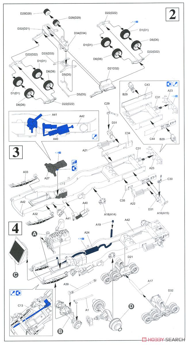 イスラエル国防軍 IDF M3ハーフトラック ノールSS.11 対戦車ミサイルキャリア (プラモデル) 設計図2