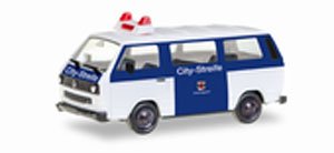 (HO) VW T3 バス `Citystreife OrdnungsamtLeverkusen` (鉄道模型)