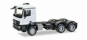 (HO) MB アクトロスM 08 all-wheel リジットトラクター 3 axles ホワイト (鉄道模型)
