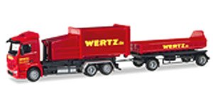 (HO) MB アントス ゴミ処理トレーラー `Wertz Aachen` (鉄道模型)