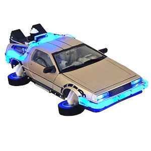 【発売中止】 『バック・トゥ・ザ・フューチャー PART2』 【エレクトロニック・ビークル】 1/15スケール デロリアン (ホバー版) (完成品)