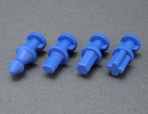Hold & Guide Dowel Pin (L) Blue for Silicon Gom Mold (16 Pieces) (Material)