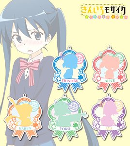 Kin-iro Mosaic Pretty Days Trading Emblem Acrylic Key Ring (Set of 5) (Anime Toy)