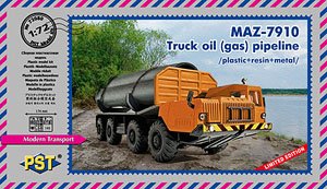 MAZ-7910 Truck Oil (Gas) Pipeline (Plastic model)