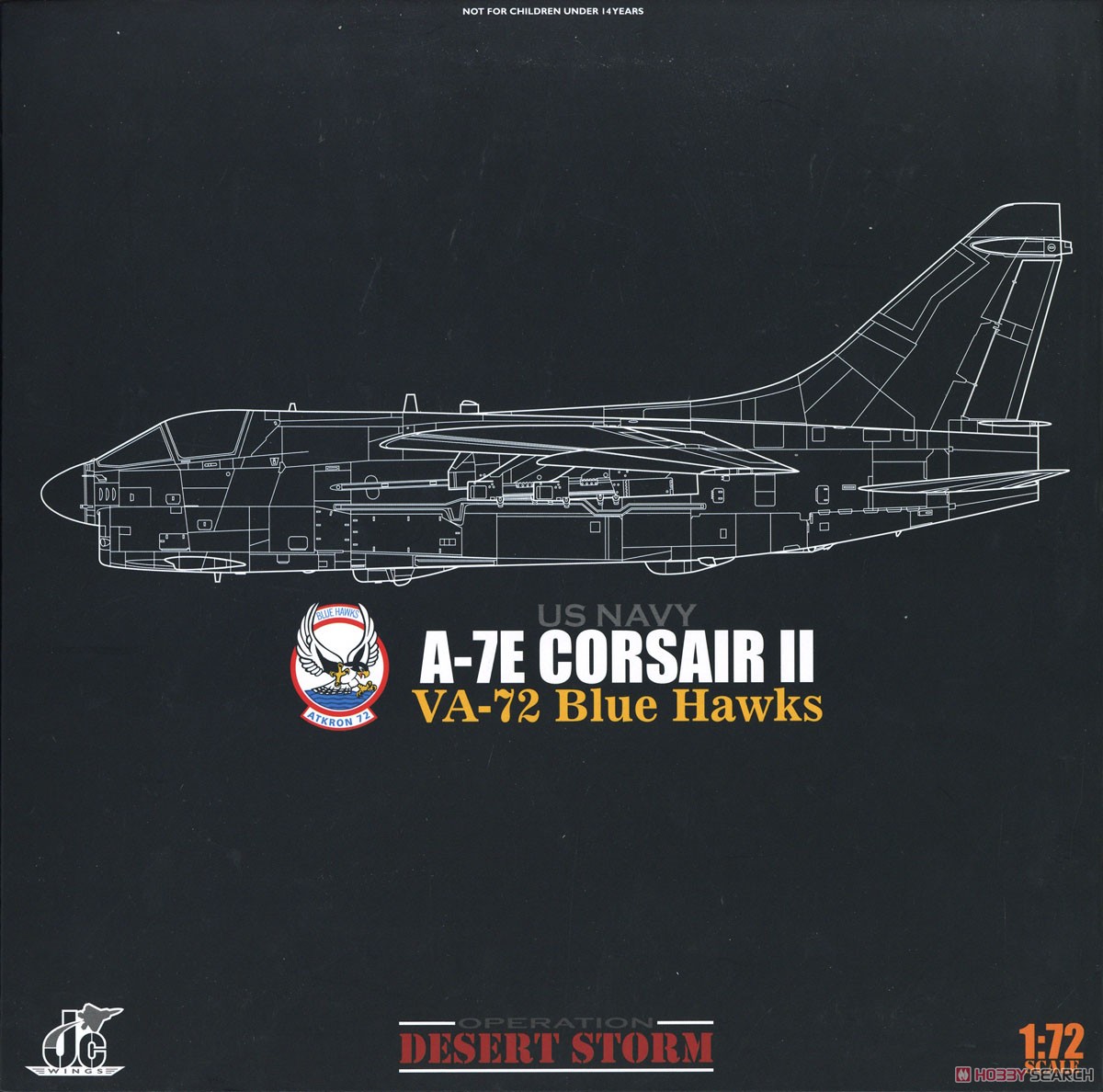 A-7E アメリカ海軍 VA-72 ブルーホークス AC401 1991 (完成品飛行機) パッケージ1