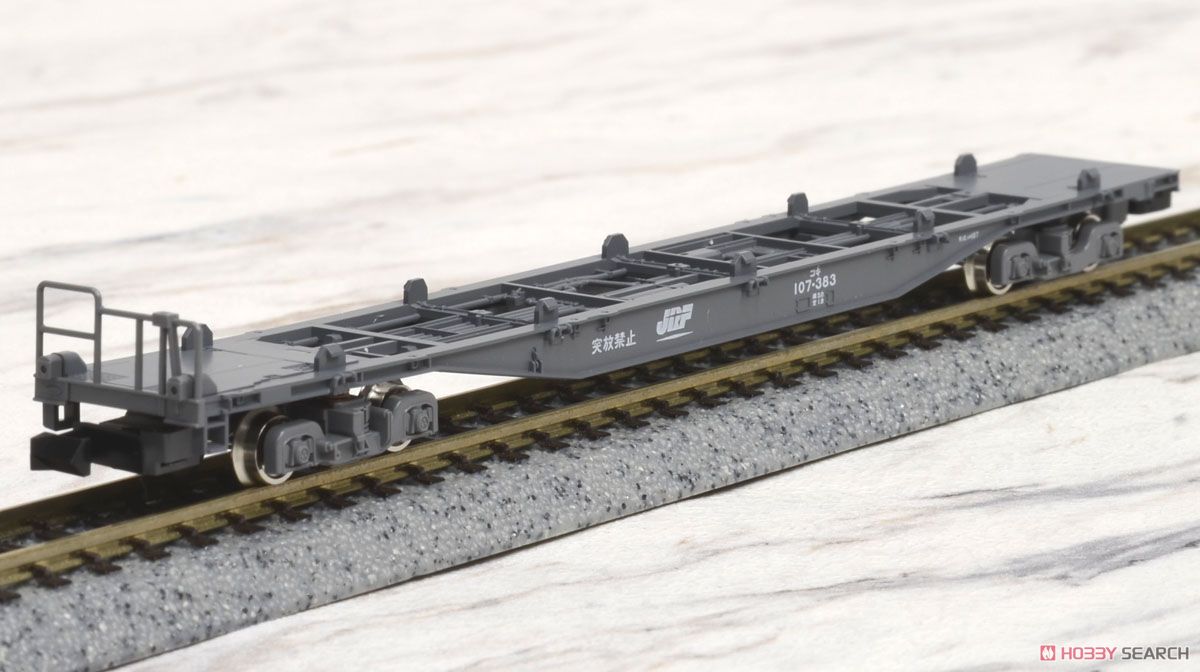 JR貨車 コキ107形 (コンテナなし・テールライト付) (鉄道模型) 商品画像2