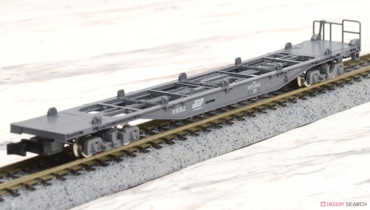 JR貨車 コキ107形 (コンテナなし・テールライト付) (鉄道模型) 商品画像3