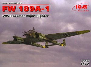 FW 189A-1, WWII German Night Fighter (Plastic model)