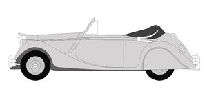 ジャガー MkV DHC オープンカー オパレセントシルバー (ミニカー)
