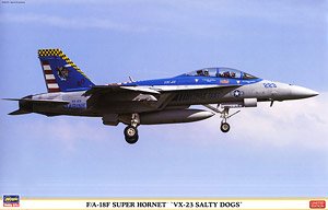F/A-18F スーパーホーネット `VX-23 ソルティドッグズ` (プラモデル)
