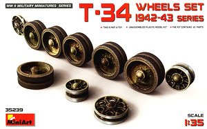 T-34 ホイールセット (1942-43生産シリーズ) (プラモデル)