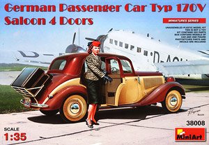 German Passenger Car Typ 170V Saloon 4 Doors (Plastic model)