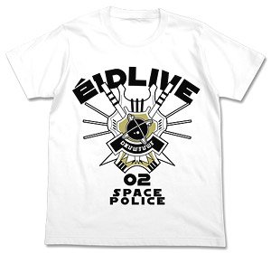 エルドライブ【elDLIVE】 宇宙警察エルドライブ Tシャツ WHITE S (キャラクターグッズ)