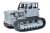 Chain Tractor T100 M3 Gray (Diecast Car) Item picture1