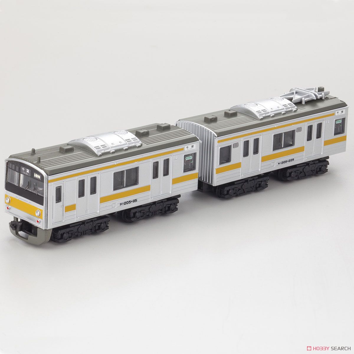 Bトレインショーティー 205系 後期 総武線 (2両セット) (都市通勤電車シリーズ) (鉄道模型) 商品画像1