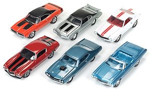 Johnny Lightning Muscle Cars R3- B (Set of 6) (Diecast Car)