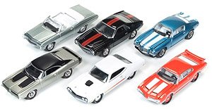 Johnny Lightning Muscle Cars R3- C (Set of 6) (Diecast Car)