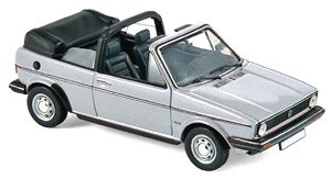 VW ゴルフ カブリオレ 1981 シルバー (ミニカー)