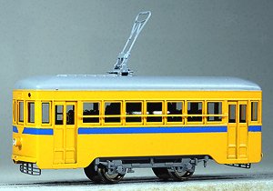 [Limited Edition] Yokohama Shiden (Yokohama City Tram) Type 500 (Yellow/Blue Line) (Pre-colored Completed) (Model Train)