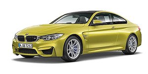 BMW M4 (2015) イエロー (ミニカー)