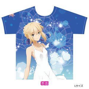 Fate/stay night [Unlimited Blade Works] 描き下ろし フルグラフィックTシャツ (セイバー) (キャラクターグッズ)
