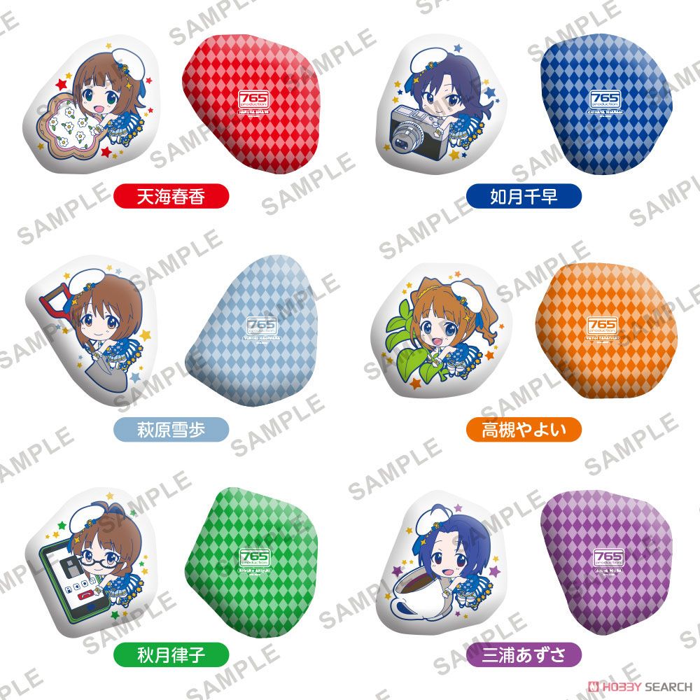 The Idolm@ster Platinum Stars Die-cut Cushion Ami/Mami Futami (Anime Toy) Other picture1